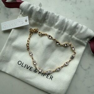 Olive & Piper Gold Bracelet with Sparkling Stones